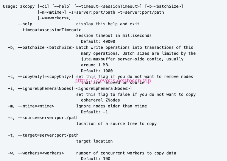 zookeeper数据迁移zkcopy