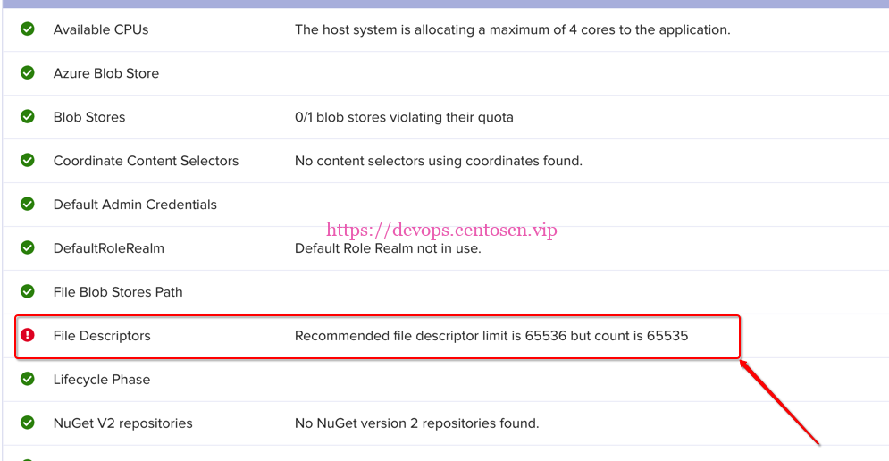nexus描述文件限制