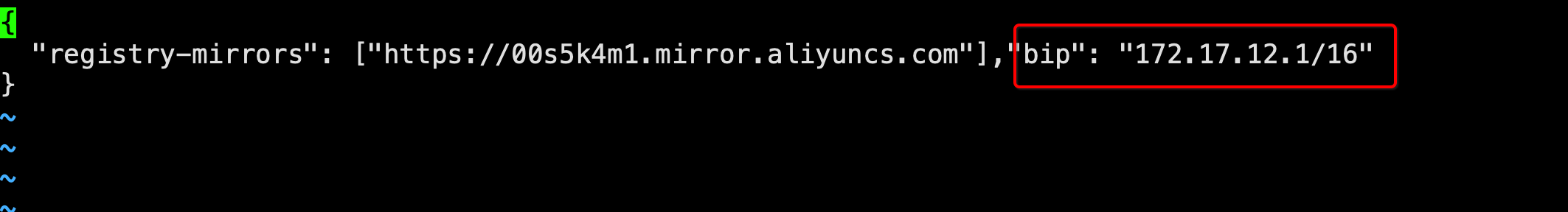 修改docker默认IP